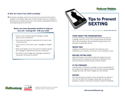 Sexting Prevention