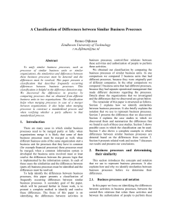 A Classification of Differences between Similar