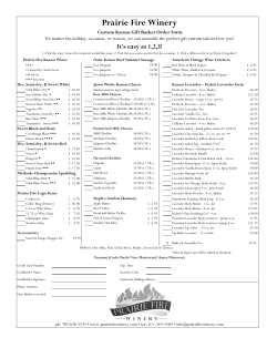 Gift Basket Order Form