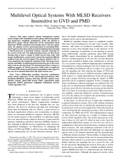 Multilevel Optical Systems With MLSD Receivers Insensitive to GVD