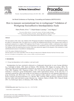 How to Measure Socioemotional Ties in Workgroups