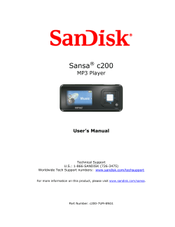 Sansa&reg; c200