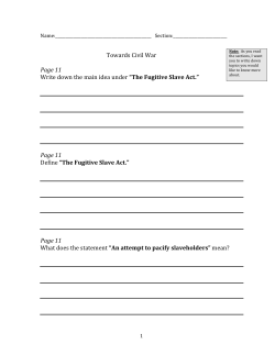 Civil War Guided Notes