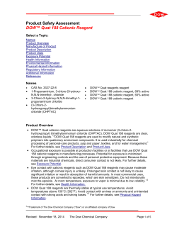 DOW™ Quat 188 Cationic