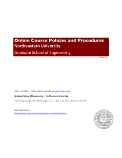 Policies and Procedures - Northeastern University College of