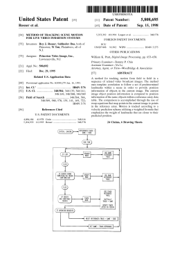 Method of tracking scene motion for live video insertion systems