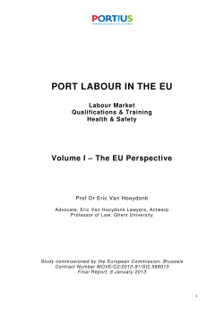 port labour in the eu - European Commission