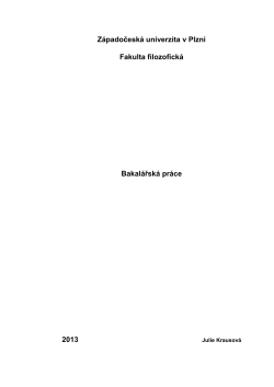 2.2.1 The - DSpace at University of West Bohemia