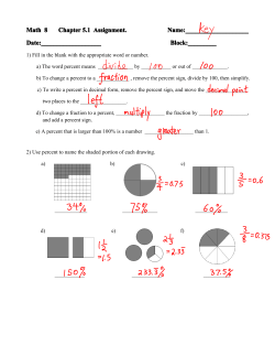 Math 8 Ch 5.1 assignment key