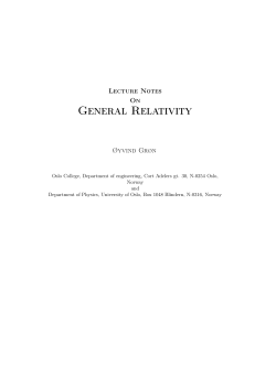 General Relativity
