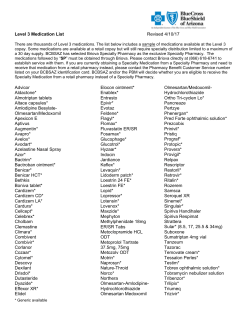 Level 3 Medication List