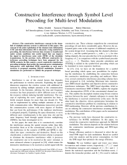Constructive Interference through Symbol Level Precoding