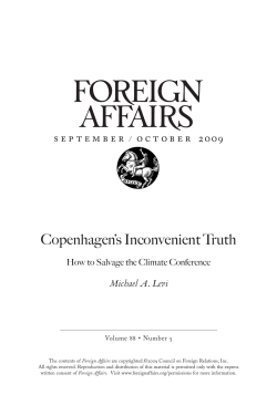 Copenhagen`s Inconvenient Truth