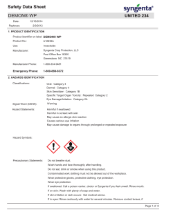 MSDS-SDS - United Labs, Inc.
