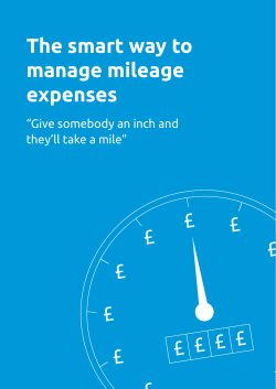The smart way to manage mileage expenses