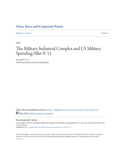 The Military-Industrial Complex and US Military Spending After 9/11
