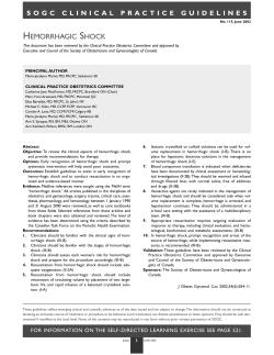 Hemorrhagic Shock