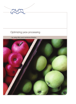 Optimizing juice processing