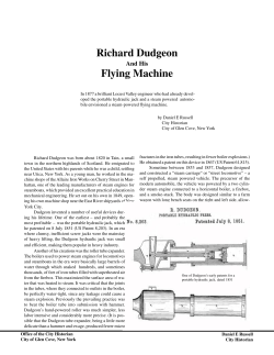 Dudgeon`s Flying Machine