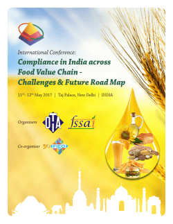 Compliance in India across Food Value Chain