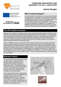 Annie Hooper - University of Hull