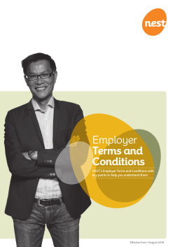 Employer Terms and Conditions