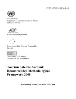 Tourism Satellite Account