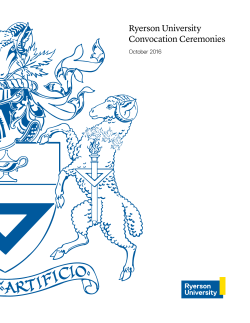 Ryerson University Convocation Ceremonies