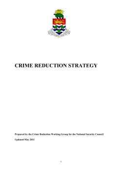 Crime Reduction Strategy - Cayman Islands Government