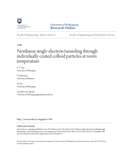 Nonlinear single-electron tunneling through