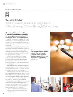 eip_2016_telstra_liw - EFMD`s Global Focus Magazine