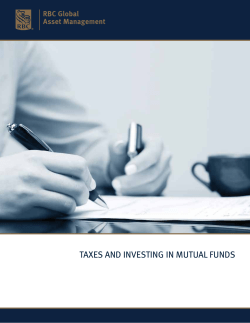 taxes and investing in mutual funds