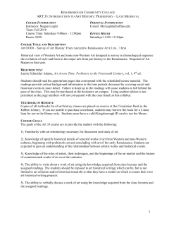 33S01XSyllabus - Kingsborough Community College