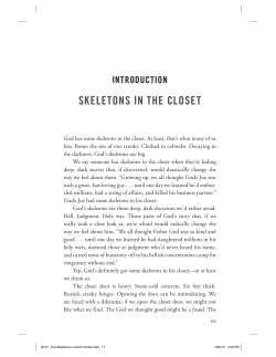 SKELETONS IN THE CLOSET