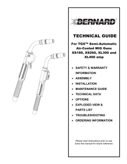 TG083 TGX Series Technical Guide