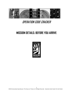 operation code cracker - International Spy Museum