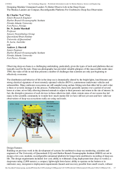 Designing Modular Unmanned Landers To Better Observe Life in