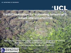 Modelling forest carbon: products, uncertainties and assumptions