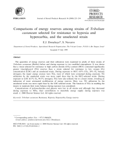 Comparisons of energy reserves among strains