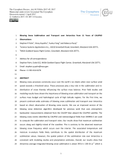 Blowing Snow Sublimation and Transport over Antarctica from 11