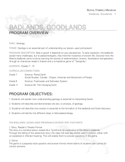 Program objectives: Program overvieW