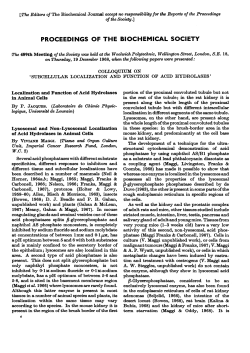 Lysosomal and non-lysosomal localization of acid hydrolases in