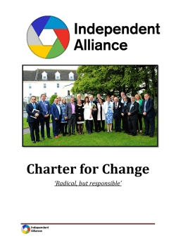 Charter for Change - Independent Alliance
