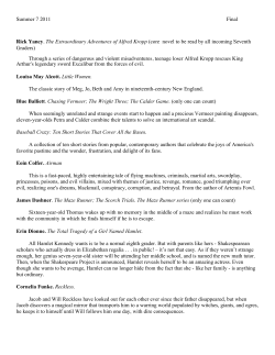 Summer 7-11 - The Kinkaid School