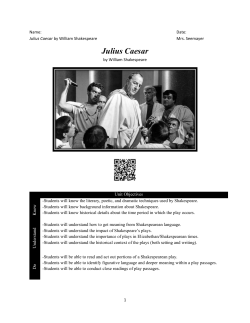 Julius Caesar - Destiny English