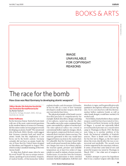The race for the bomb