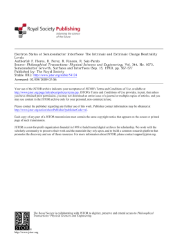 Electron States at Semiconductor Interfaces: The Intrinsic and