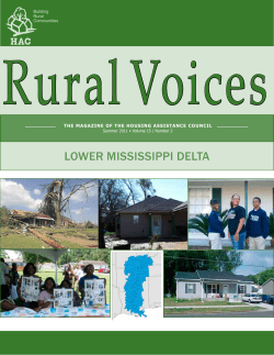 Access a pdf version of Rural Voices