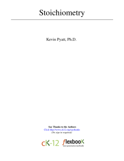 Stoichiometry - cloudfront.net