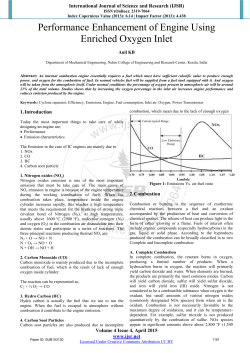 Performance Enhancement of Engine Using Enriched Oxygen Inlet